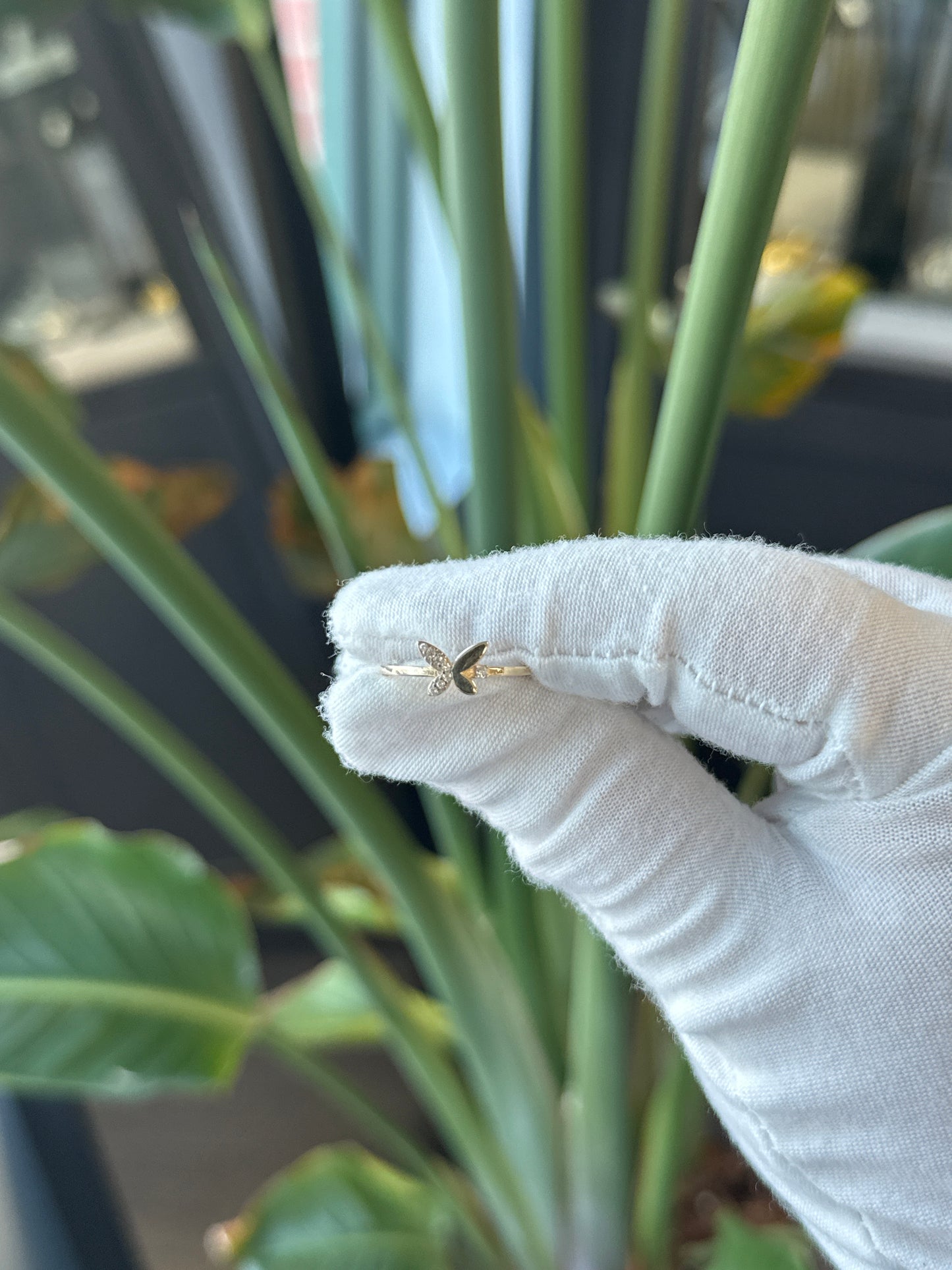 14k Yellow Gold Butterfly Ring - General Design Jewelers