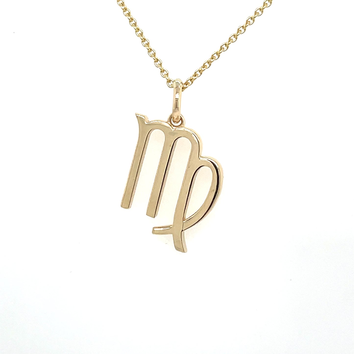 14k Gold Virgo Zodiac Charm - General Design Jewelers