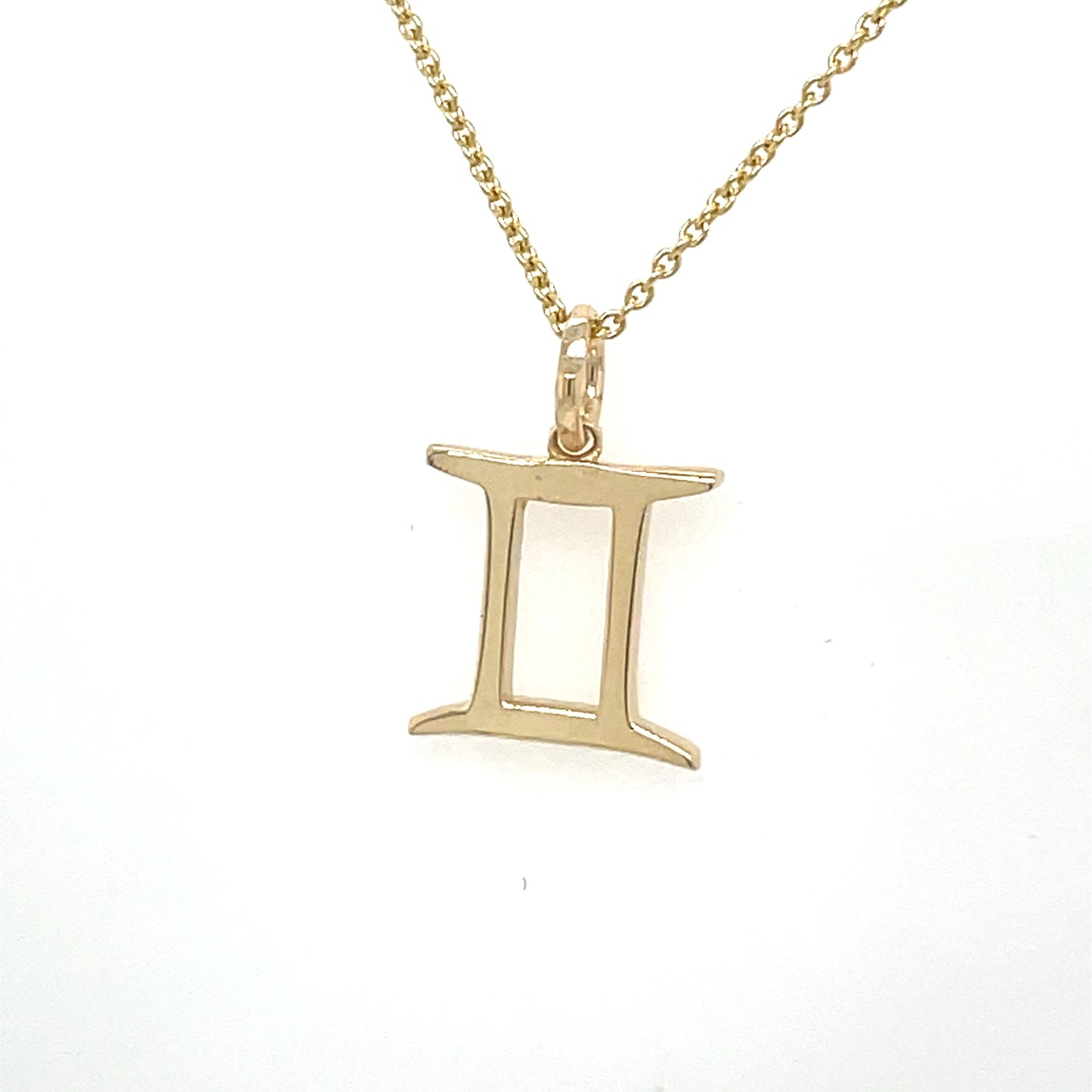 14k Gold Gemini Zodiac Charm - General Design Jewelers