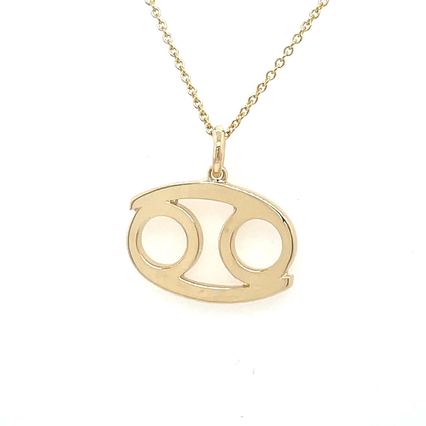 14k Gold Cancer Zodiac Charm - General Design Jewelers