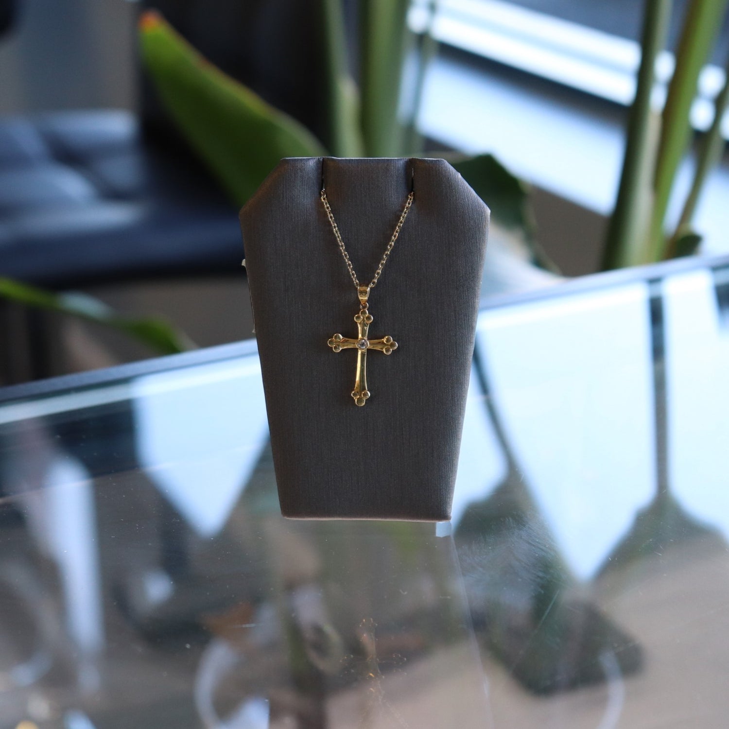 Gold Cross Necklace