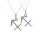Sterling Silver Sagittarius Zodiac Necklace | 18" - General Design Jewelers