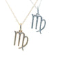 Sterling Silver Virgo Zodiac Necklace | 18" - General Design Jewelers