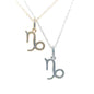 Sterling Silver Capricorn Zodiac Necklace | 18" - General Design Jewelers