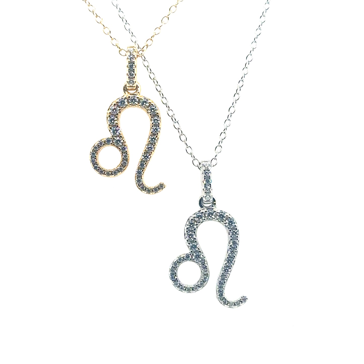 Sterling Silver Leo Zodiac Necklace | 18" - General Design Jewelers