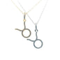 Sterling Silver Taurus Zodiac Necklace | 18" - General Design Jewelers