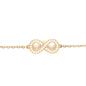 14k Yellow Gold Infinity Cable Chain Bracelet - General Design Jewelers
