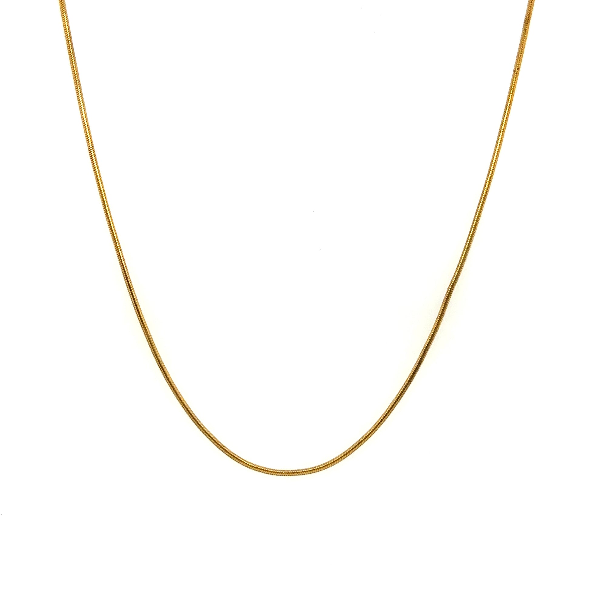 14k Yellow Gold Snake Chain | 16" | 1.2mm - General Design Jewelers