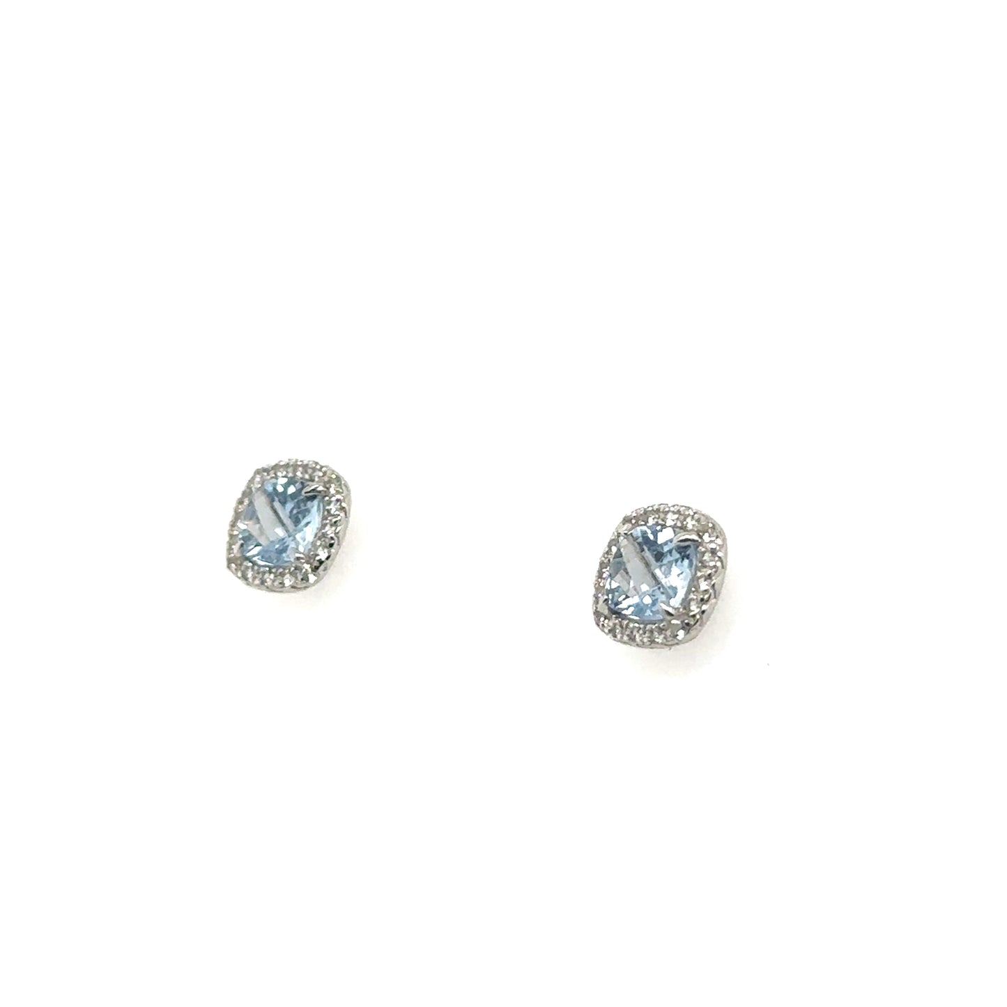 Sterling Silver Earring, Necklace, and Ring Set - December Blue Topaz
