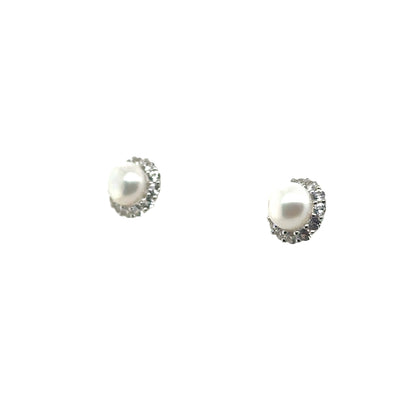 Sterling Silver Earring, Necklace, and Ring Set - June Pearl