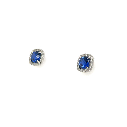 Sterling Silver Earring, Necklace, and Ring Set - September Sapphire