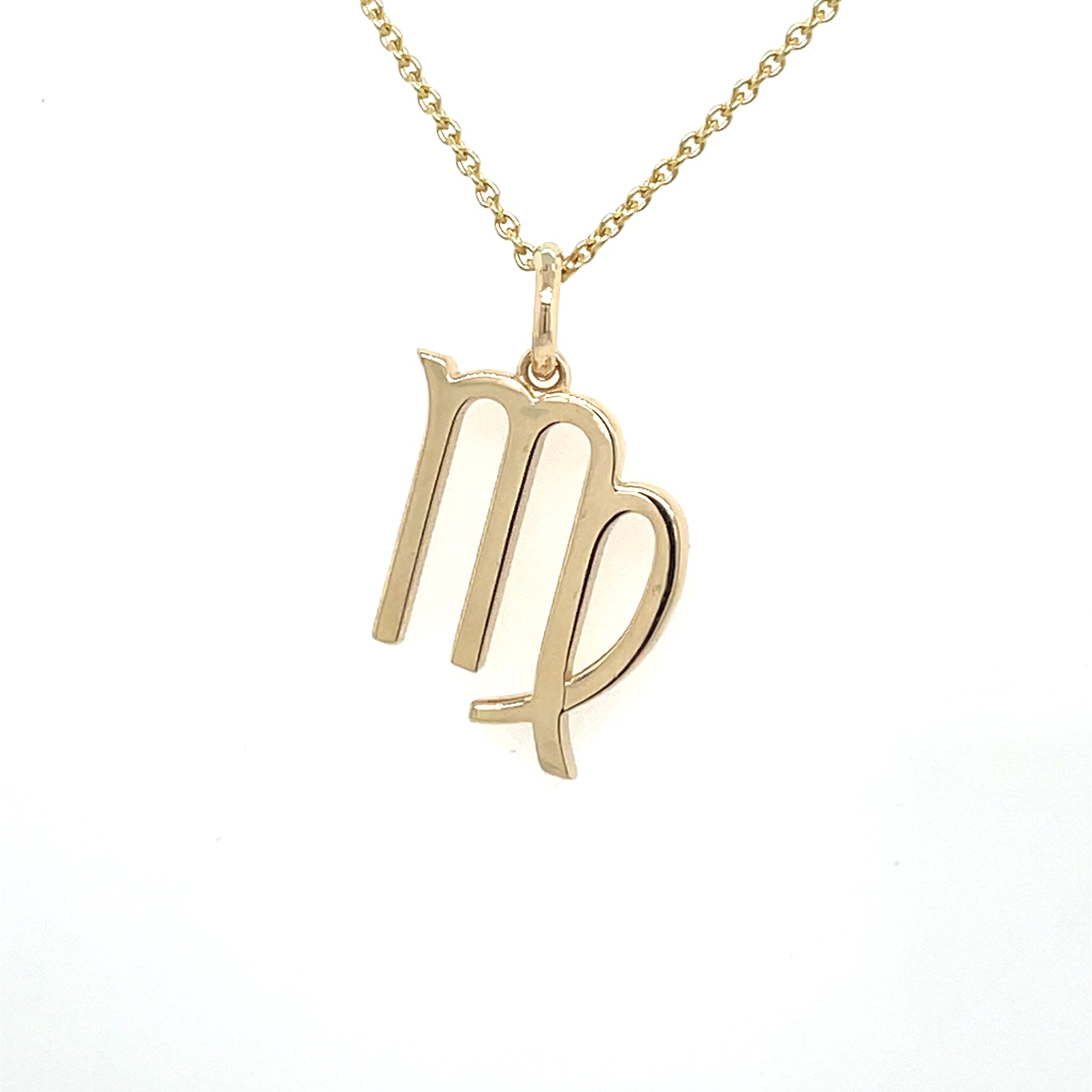 14k Gold Virgo Zodiac Charm - General Design Jewelers