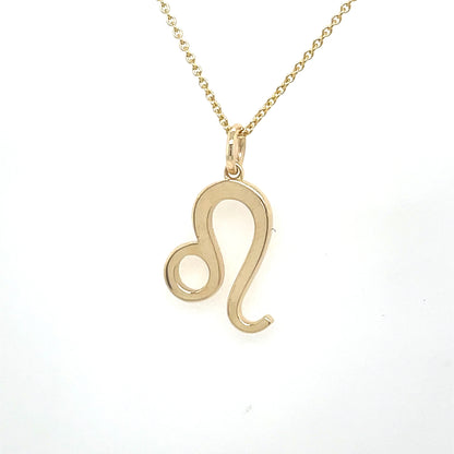 14k Gold Leo Zodiac Charm - General Design Jewelers