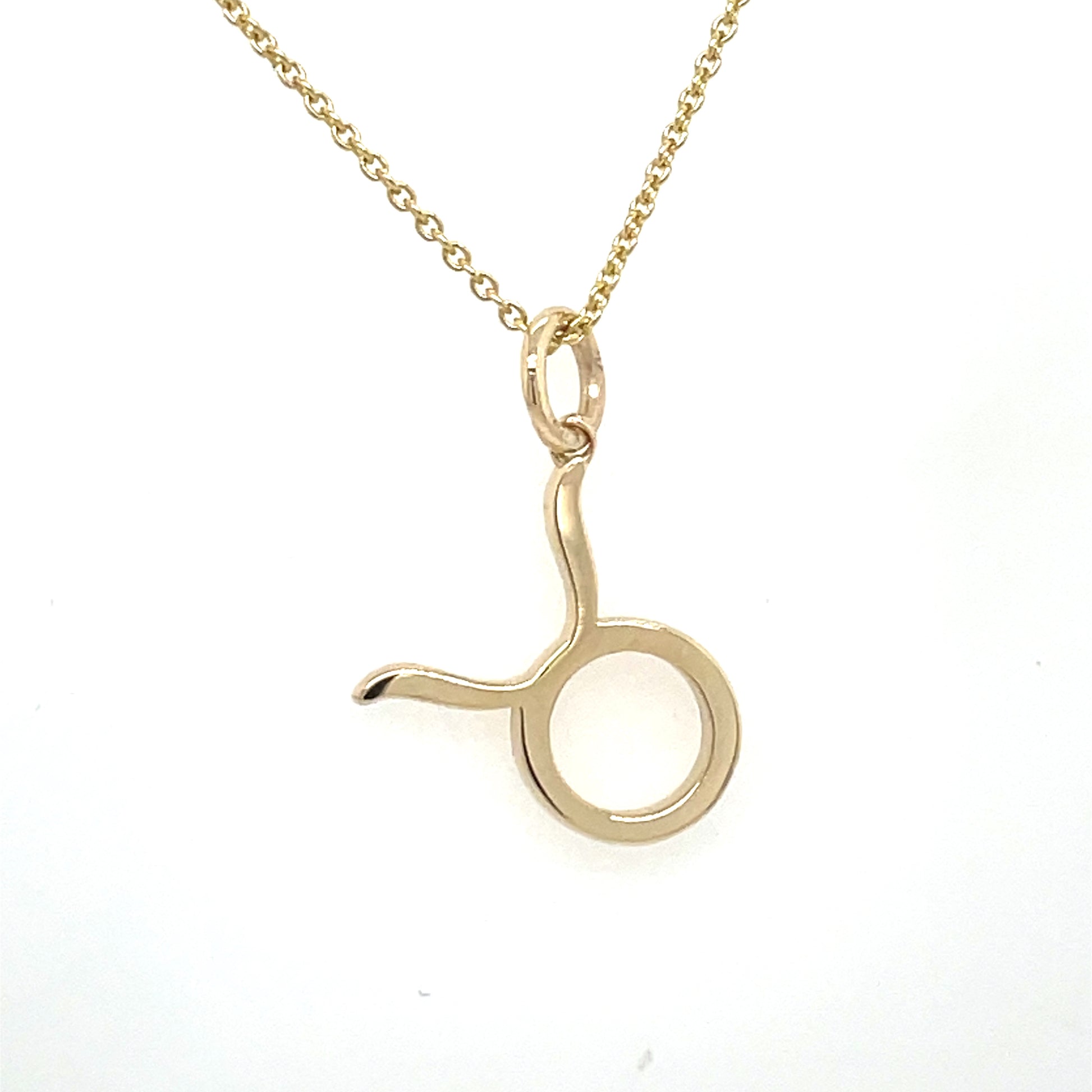 14k Gold Taurus Zodiac Charm - General Design Jewelers