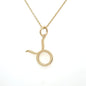 14k Gold Taurus Zodiac Charm - General Design Jewelers