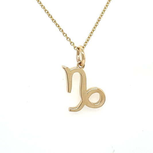 14k Gold Capricorn Zodiac Charm - General Design Jewelers