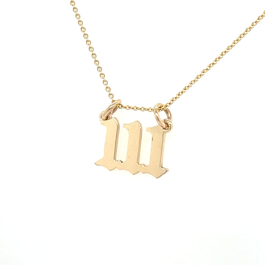 Angel Number 111 - General Design Jewelers